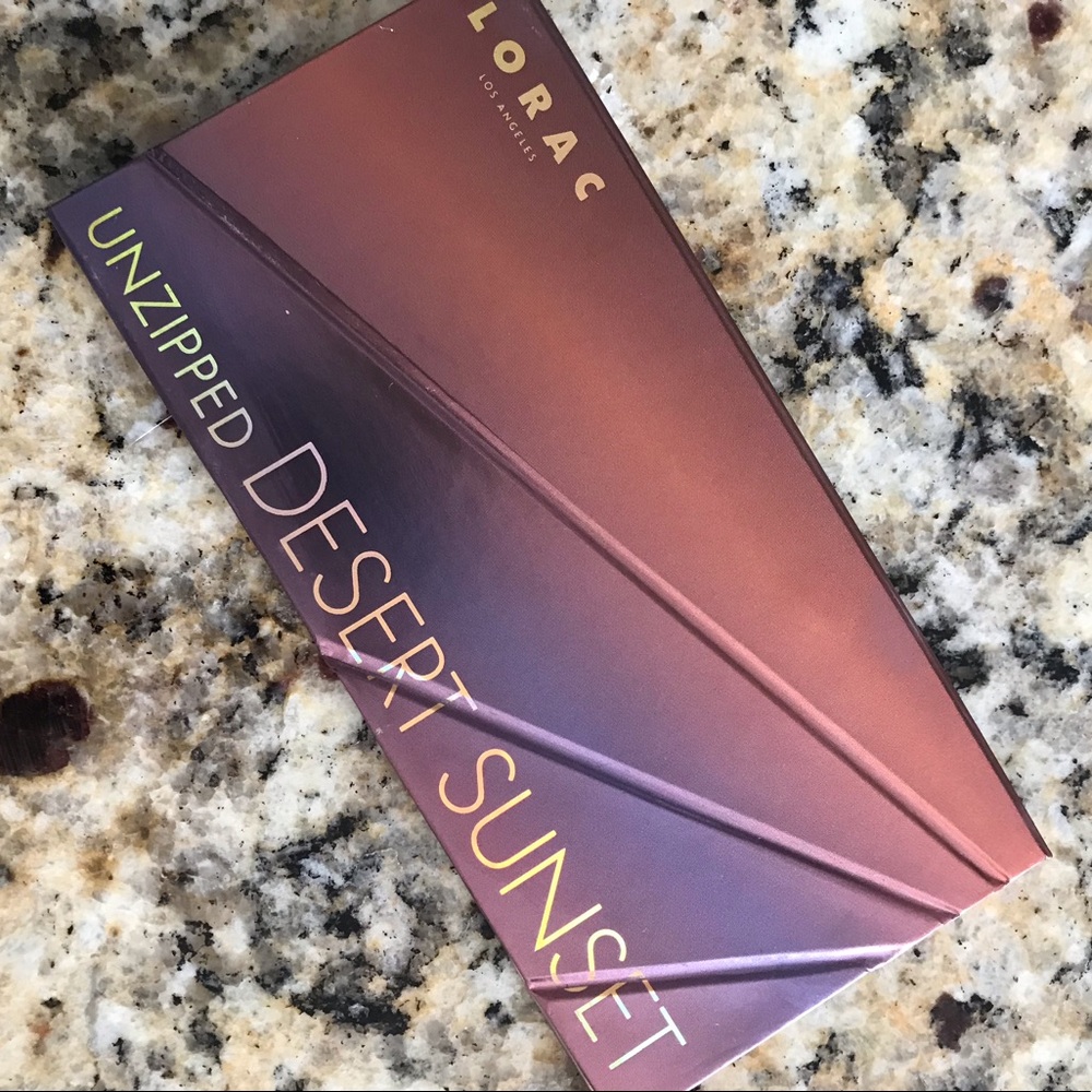 Lorac Desert unzipped sunset palette